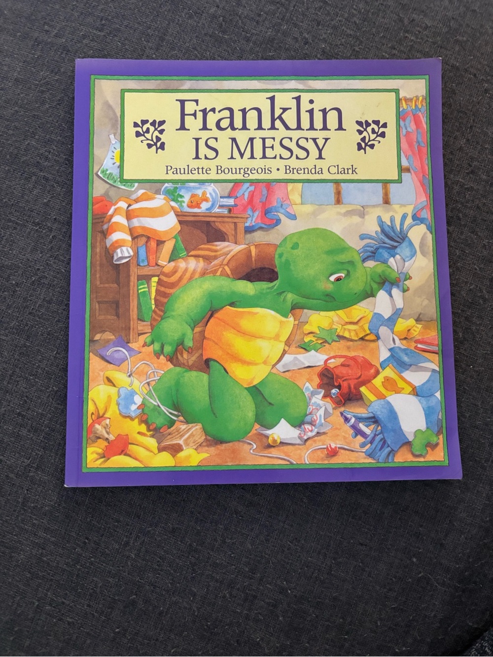 Franklin Is Messy Children's Reptile Book - Purple Cover